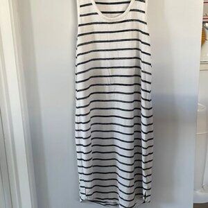 Black and White Striped dress
